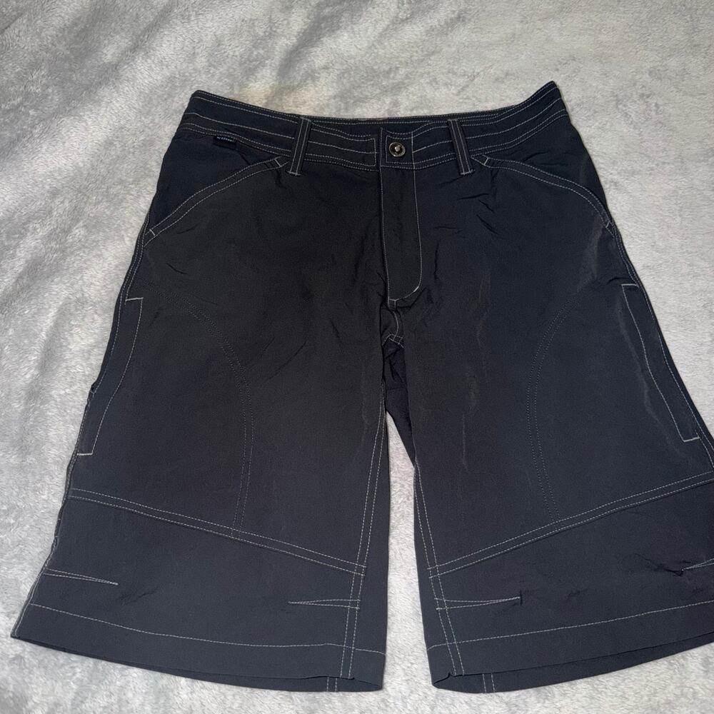 Kuhl Mens 32 Gray Hiking Shorts Contrast Stitch Outdoor Cargo Style